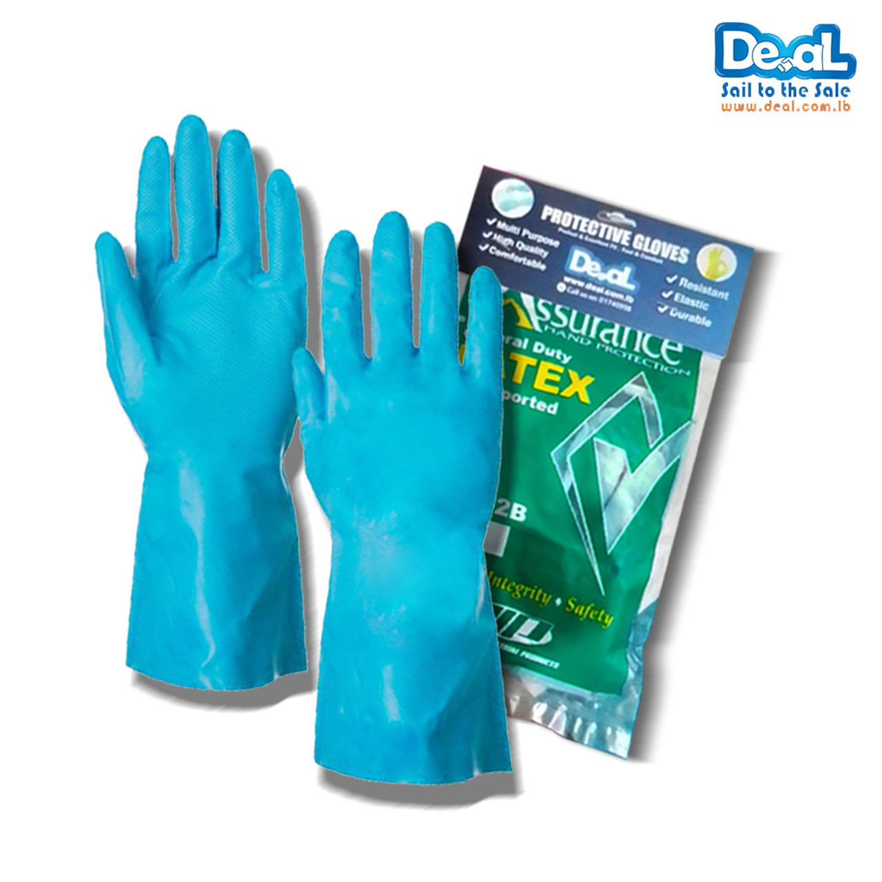 General+Duty+LATEX+Hand+gloves+48-L162B%7C+Small+Size
